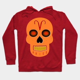 Star Sign Skull Aries Hoodie